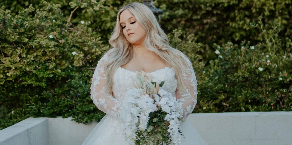 plus size wedding dresses with long sleeves - 7529+ by Stella York